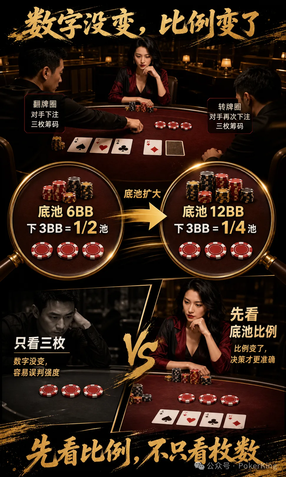 【EV 扑克】翻牌转牌同一个数,是“稳”还是“弱”?先查局面变没变