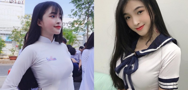 【蜗牛娱乐】越南學生妹太「胸狠」！各種撐爆上衣狂吸粉　本人霸氣宣布：I don’t have a boyfriend