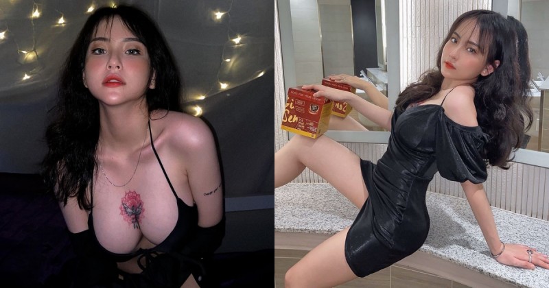 【蜗牛娱乐】18歲巨乳小美女「Nhã Trân 」奶奶中心刺青超性感，兇猛尺寸發育完全！