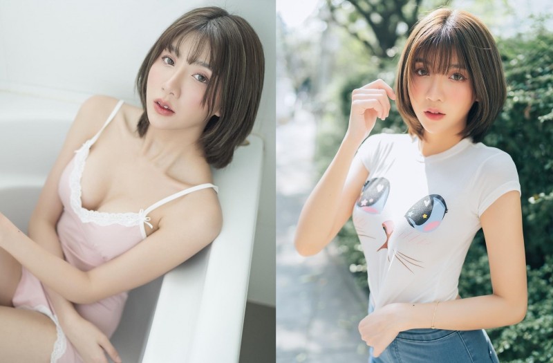 【蜗牛娱乐】泰國清純女神「Chachompuu」空靈氣質如仙女下凡　迷濛雙眼看起來深情又無辜