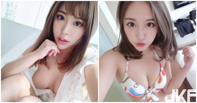 【蜗牛娱乐】衣服沒穿好「美乳掉出」！正妹「邪惡大奶」被看光，當她男友太幸福！
