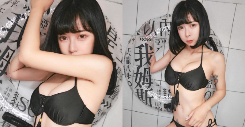 【蜗牛娱乐】來玩水！「糖糖Chubby」雨天貼心奉上銷魂冰奶，「兩大球」讓男粉眼福超飽！