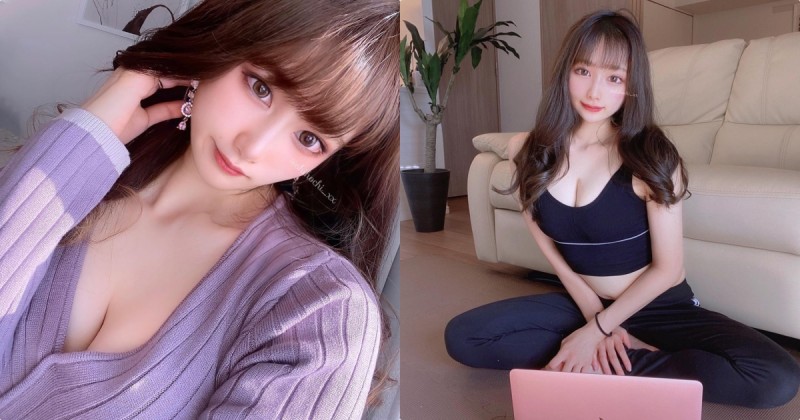 【蜗牛娱乐】在線教瑜珈的「小隻馬櫻花妹」，超優乳量「觀看人數爆衝」！