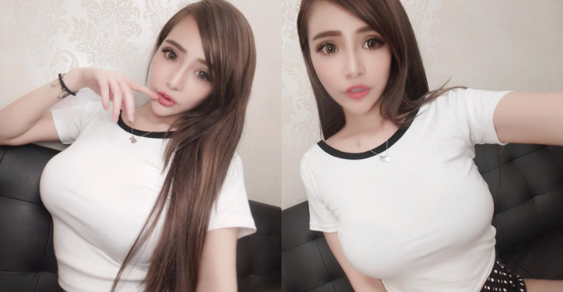 【蜗牛娱乐】要壞掉了！台灣正妹「元欣」乳量炸裂　衣服都要被豪乳撐到變形！
