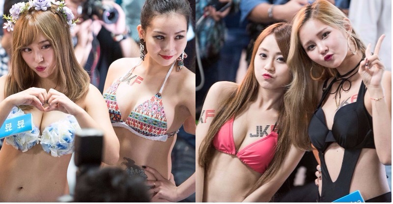 【蜗牛娱乐】朝聖之路！TSE女神最強美體性感出巡，「乳波連環」掃射現場民眾擠爆！