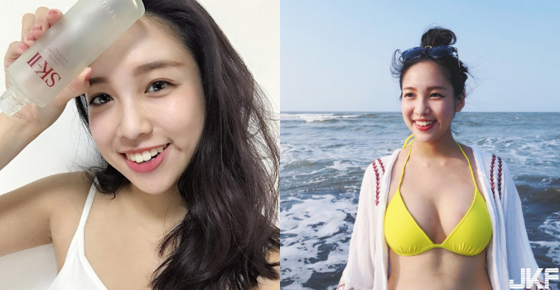 【蜗牛娱乐】笑容甜似長螞蟻！「甜美空姐」海邊解放嫩乳，機上看不到的養眼畫面！