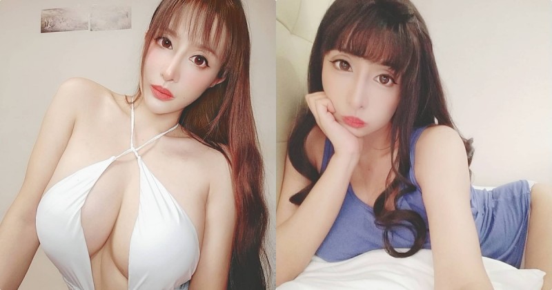 【蜗牛娱乐】美豔正妹「蜜佧熙」烈焰紅唇太誘人，誘惑的G奶超級兇爆！