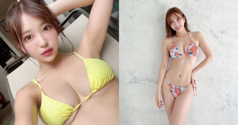 【蜗牛娱乐】最美歐派女大生！正妹「超兇F奶好有看點」，IG滿滿美乳視角！