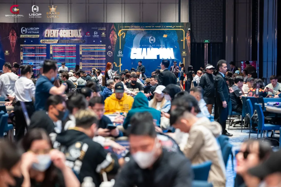 【EV 扑克】2026USOP 下龙湾|精英集结!公开赛 784 人次参赛 97 人晋级,今日决战争王!国人选手 CEN YU 摘得豪客六人赛亚军!更多精彩对决等你加入