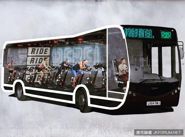 【蜗牛娱乐】通勤族專屬！倫敦「健身巴士」讓你越塞越瘦