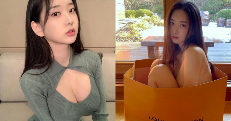 【蜗牛娱乐】一絲不掛！火辣人妻「申才恩」裸身躲紙袋，耍壞問：誰能輕輕舉起我？