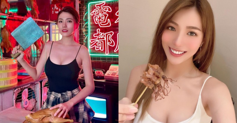 【蜗牛娱乐】燒臘店老闆娘「爆乳剁肉」展現霸氣　火辣身材比食物誘人
