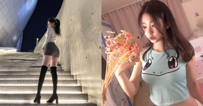 【蜗牛娱乐】天生自帶騷氣的「18歲私校正妹」，發育很好「根本看不出是學生」！