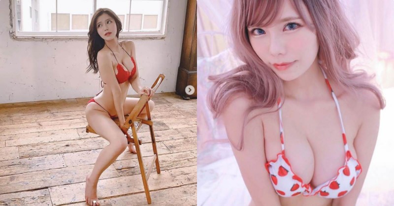 【蜗牛娱乐】巨乳正妹Osiris「胸前兩顆大肉彈」，養眼坐姿挑逗到極點！