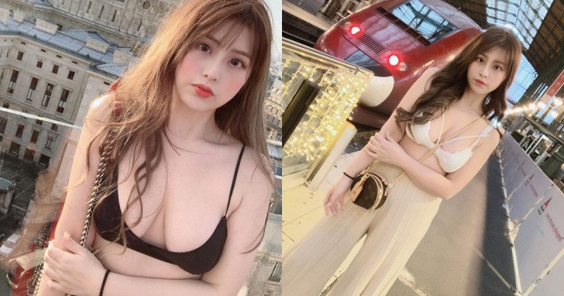【蜗牛娱乐】6度正好讓奶保鮮！「W型奶妹」國外大肆展現長輩，超狂穿搭一般人凍未條！