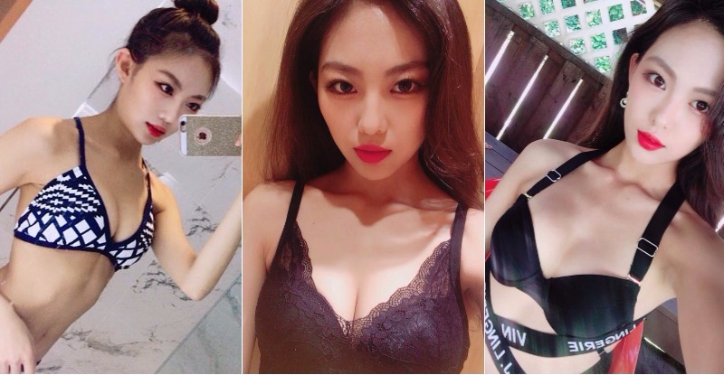 【蜗牛娱乐】大飽眼福！妹子深V大爆胸前飽滿圓乳！「過人乳量」塞滿塞好電腦螢幕…