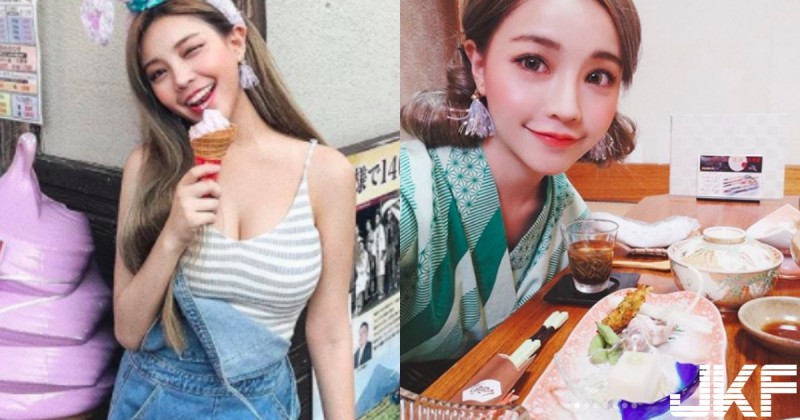 【蜗牛娱乐】好甜！甜蜜蜜「白皙大奶妹」笑容太可口，冰淇淋都要被融化了！
