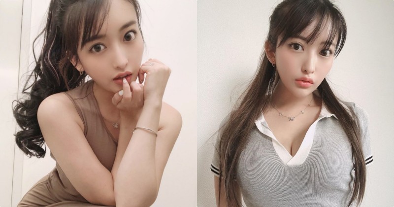 【蜗牛娱乐】「154美乳小隻馬」激似明日花綺羅，「豐滿大車頭燈」挺胸時好壯觀！