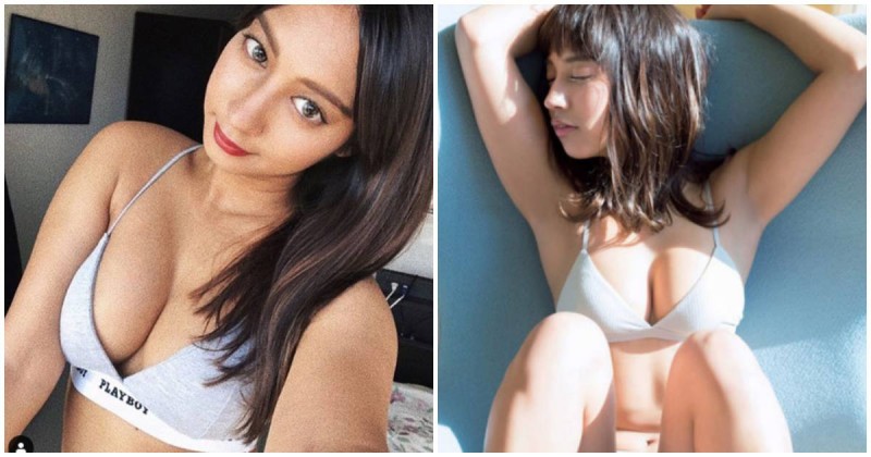 【蜗牛娱乐】拉丁混血妹「渾圓F奶」滿到要炸出，「大膽養眼姿勢」太逼人犯罪…